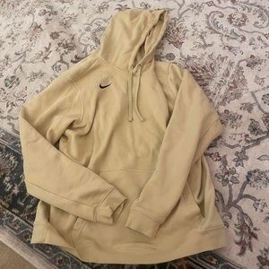 Nike cream hoodie